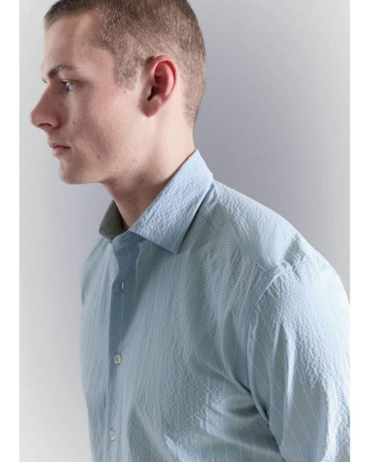Mango Hemd Lauda in Blue für Herren