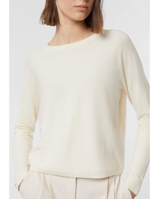 Comma, White Strickpullover
