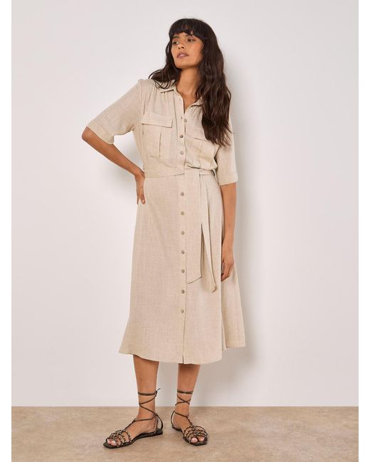 Apricot Natural Kleid