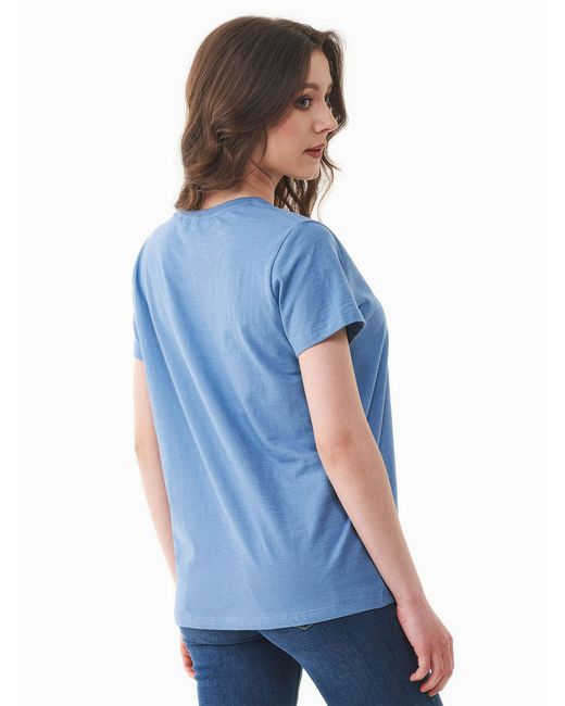 ORGANICATION Blue T-Shirt
