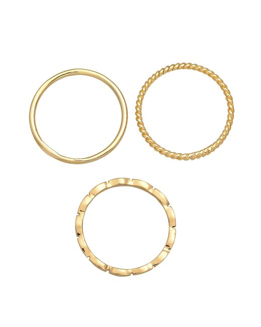 Elli Jewelry Metallic Ring Geo