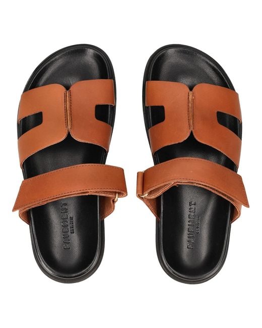 Pavement Brown Pantolette Maru