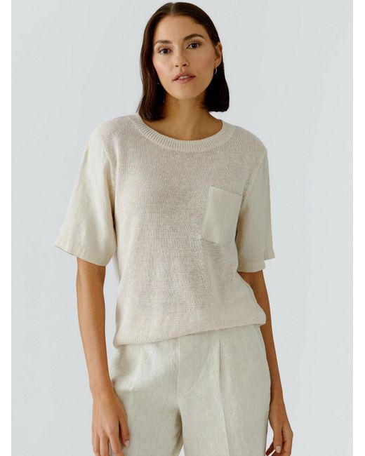Ouí White Pullover