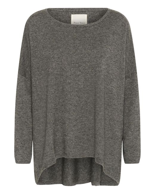 Part Two Gray Pullover 'Tila'