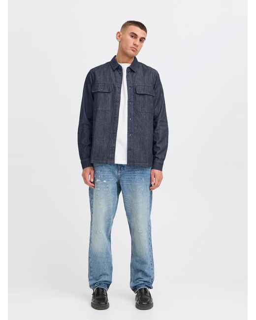 Solid Jeansjacke Sdrogue in Blue für Herren