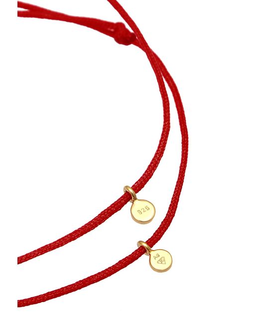 Elli Jewelry Red Schmuckset
