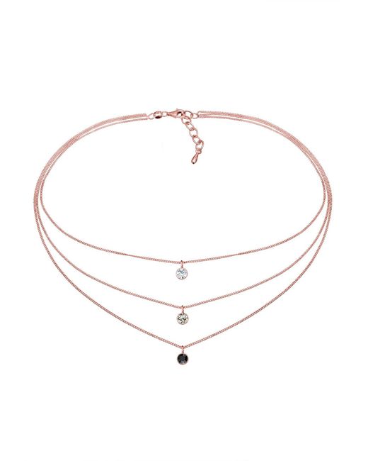 Elli Jewelry White Choker Layer