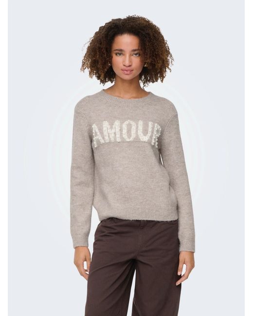 Jdy Gray Pullover Amour