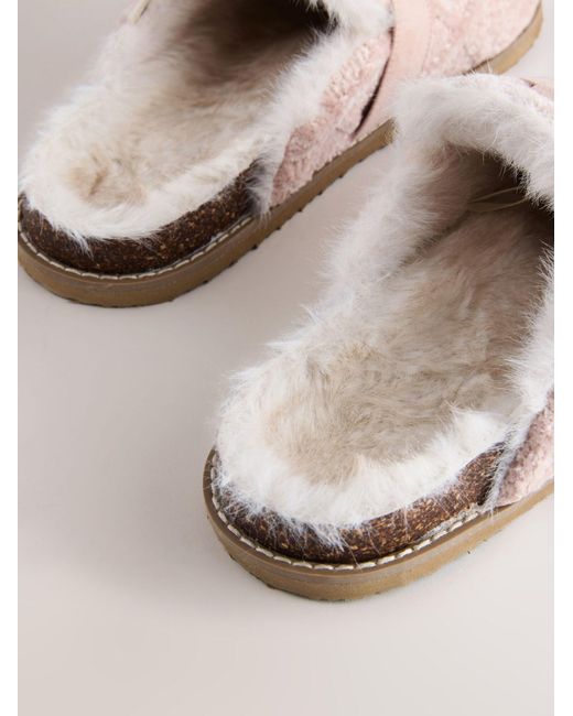 Next Pink Hausschuh