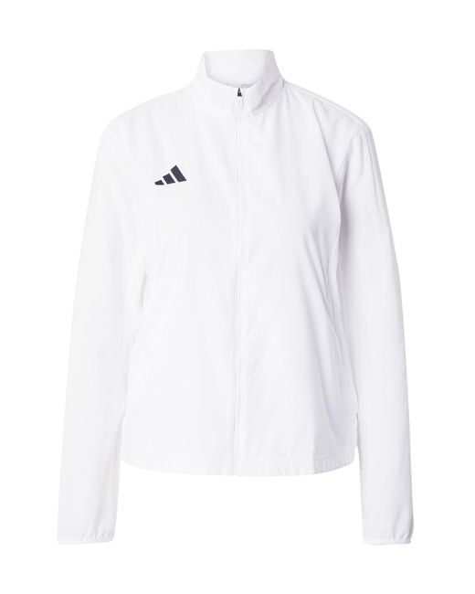 Adidas Originals White Sportjacke Adizero Essentials