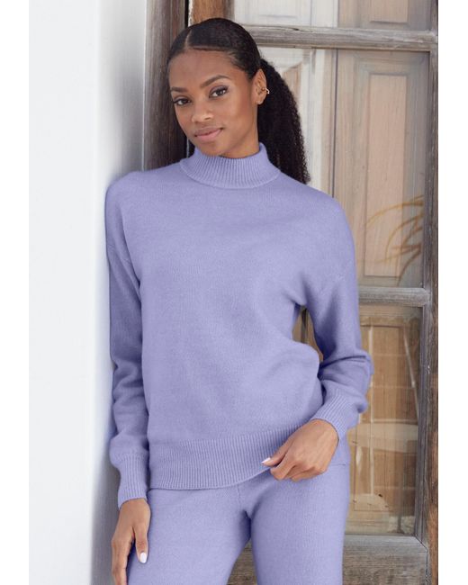 Lascana Blue Pullover