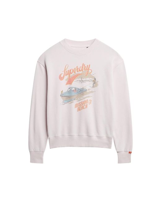 Superdry & Co Damen Sweatshirt in weiß
