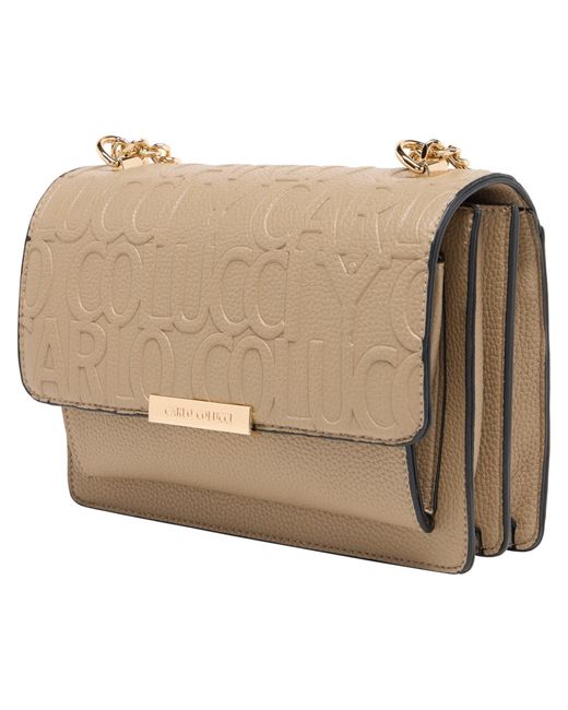 carlo colucci Natural Schultertasche Elmir