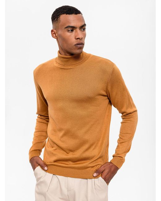 Antioch Full Turtleneck Pullover in Orange für Herren