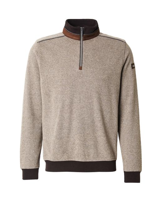 Bugatti Pullover in Natural für Herren