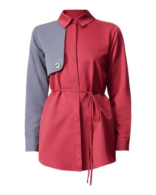 Touché Privé Red Bluse