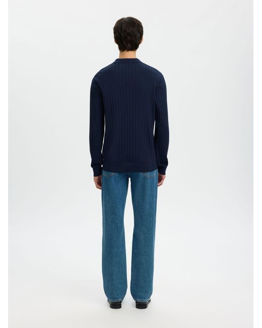 SELECTED Pullover Slhtorino in Blue für Herren