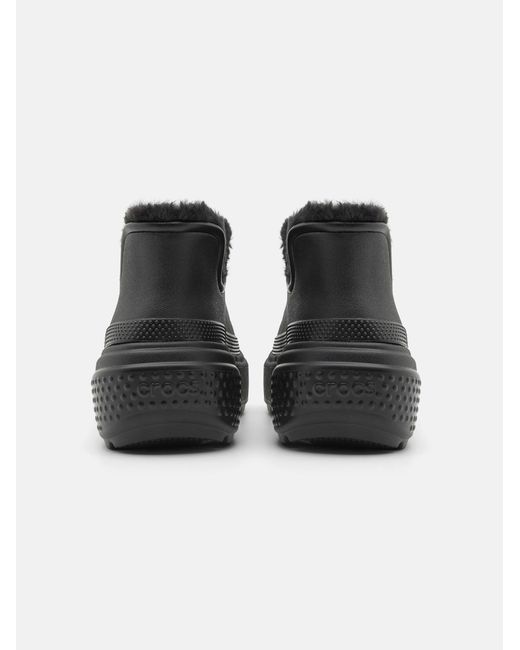 CROCSTM Black Stiefelette Stomp