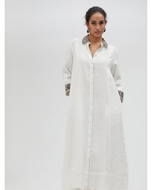 Lola Casademunt White Shirt-Kleid