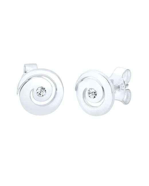 Elli Jewelry Metallic Ohrringe Kristall