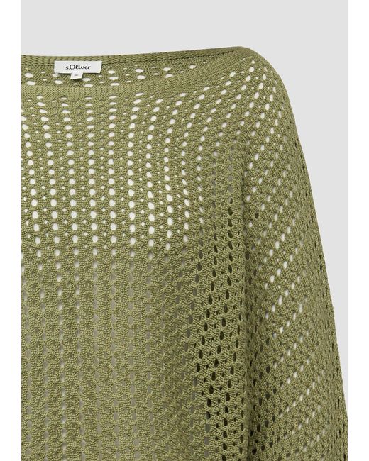 S.oliver Green Strickpullover