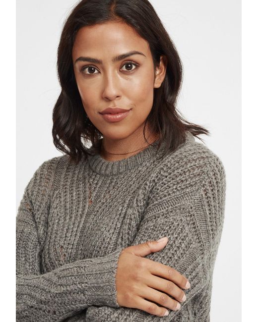 Oxmo Gray Pullover 'chiara'