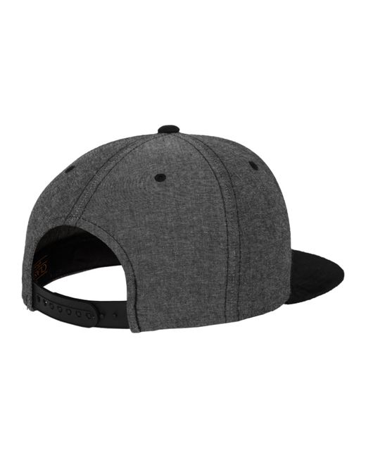 Flexfit Black Cap Chambray-Suede
