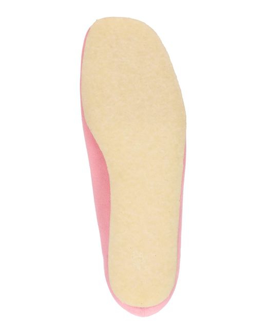 Clarks Pink Slipper Wallabee