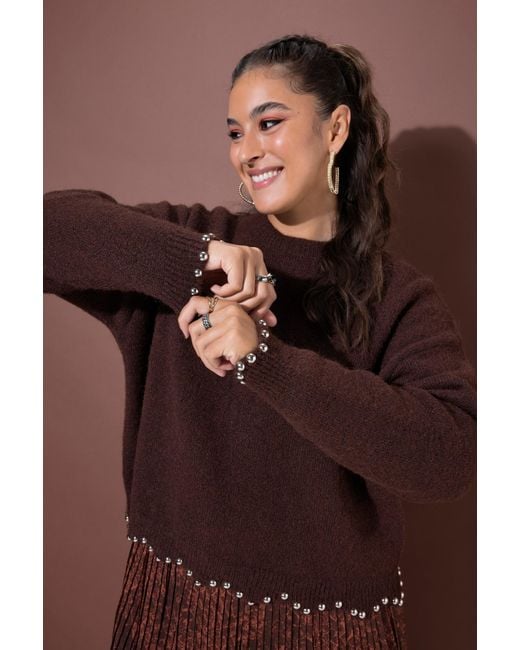 Studio Untold Brown Pullover