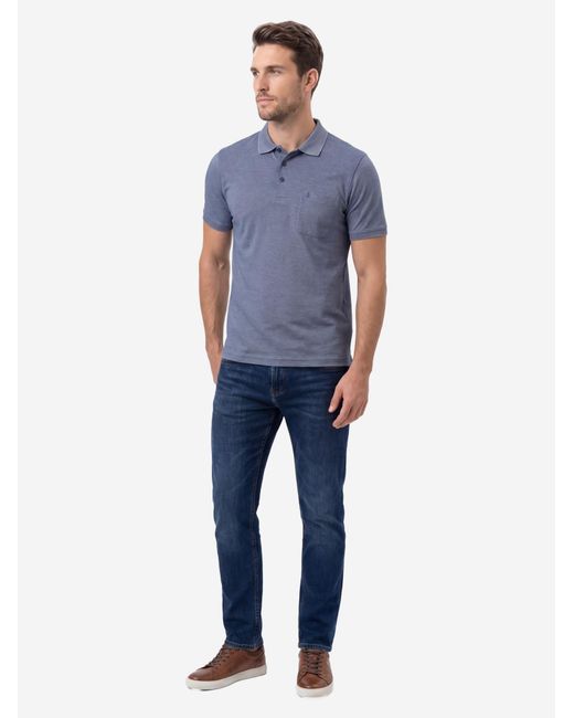 RAGMAN Shirt Basic in Blue für Herren