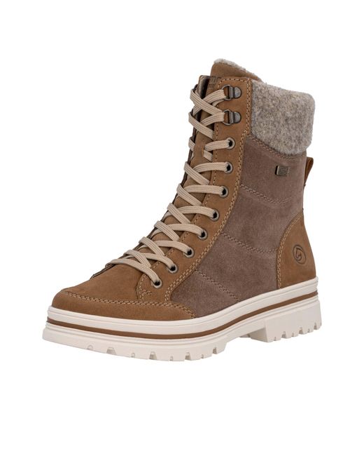 Remonte Brown Schnürstiefel