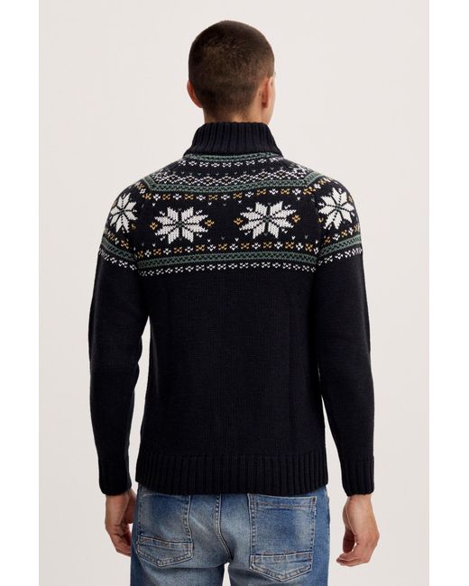 11 Project Pullover Tim in Black für Herren
