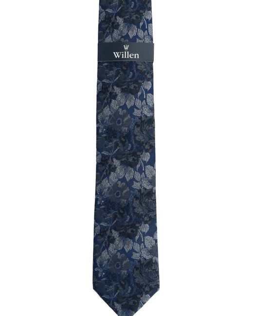 Willen Krawatte Millefleur Marine in Blue für Herren