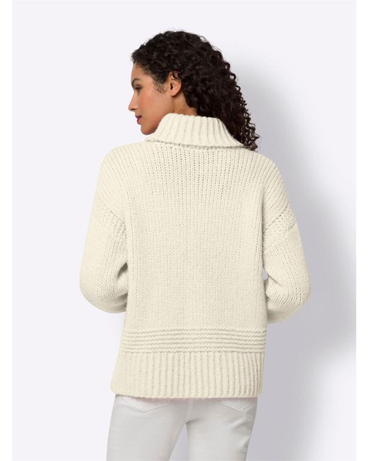 heine White Pullover
