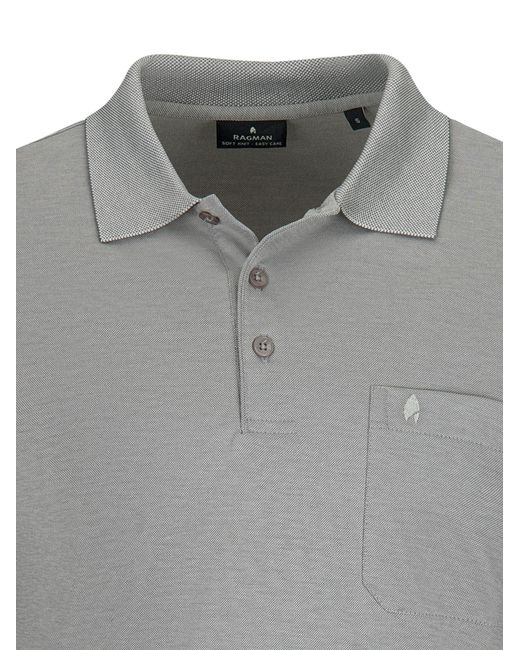 RAGMAN Shirt Basic in Gray für Herren