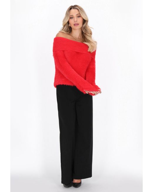 faina Red Pullover