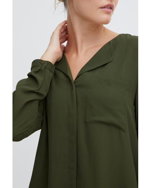 Oxmo Green Bluse Hally
