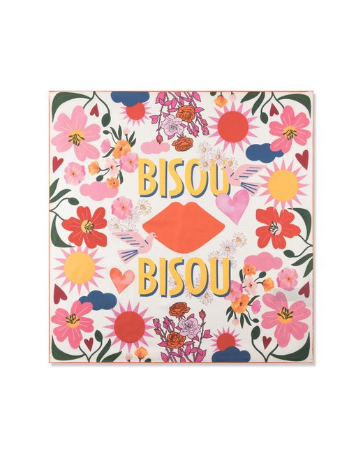 Codello Pink Nickituch Seidentuch Bisou Bisou