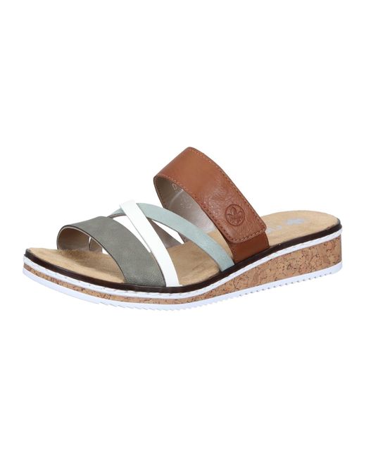 Rieker White Pantolette Basic