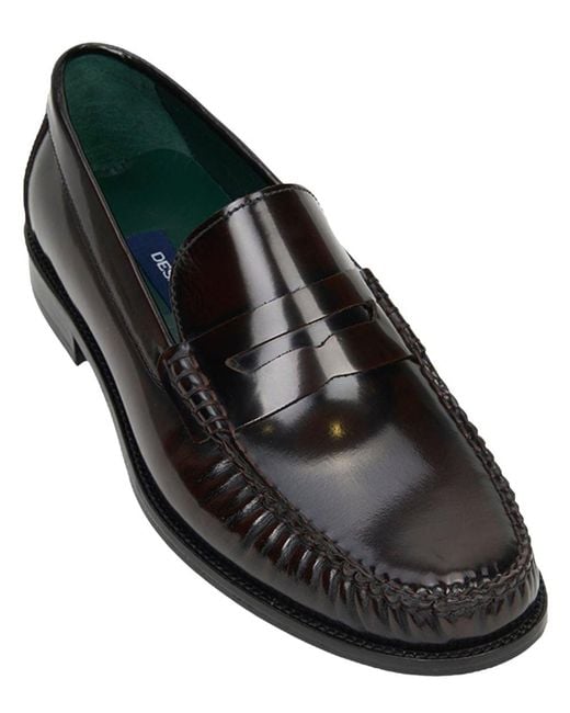 Desa Mokassin Slipper in Black für Herren