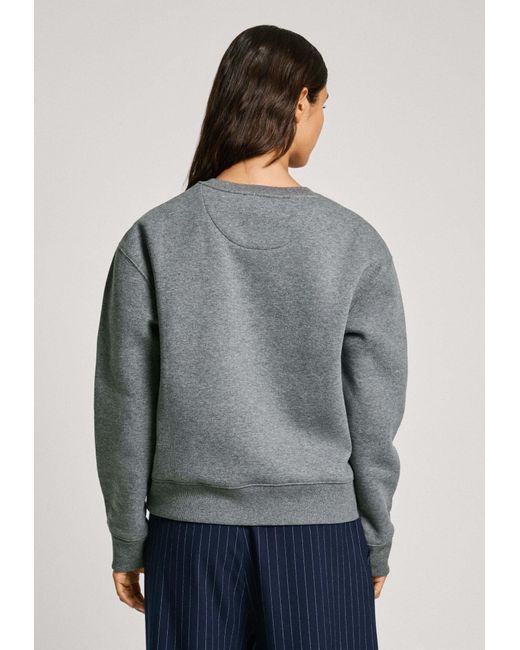 Pepe Jeans Gray Sweatshirt Francesca