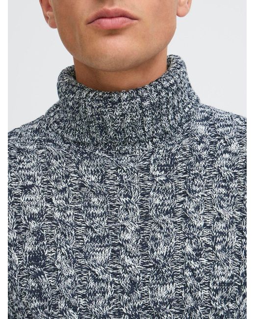 Solid Pullover Sdrino in Blue für Herren