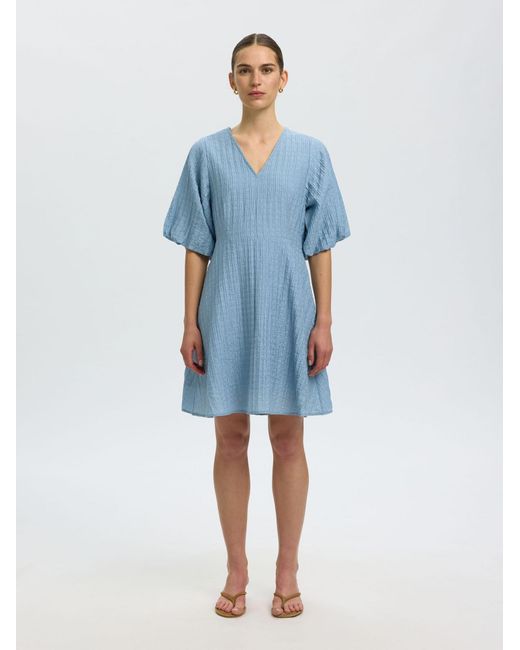SELECTED Blue Kleid