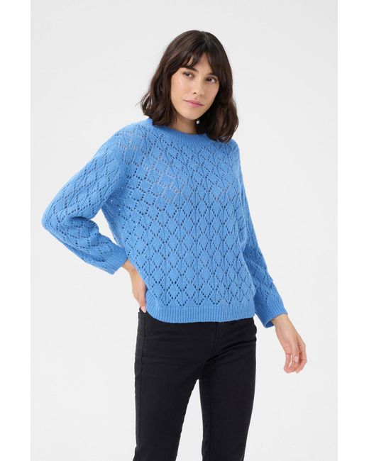 Kaffe Blue Pullover Kanika