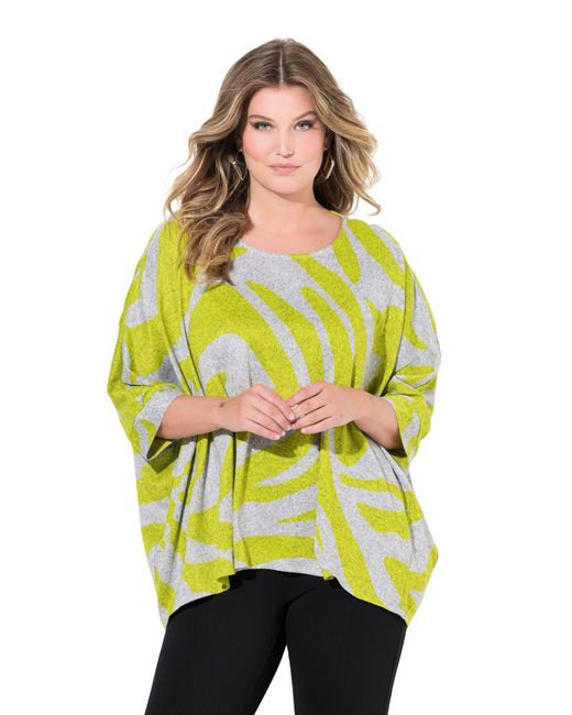 MIAMODA Yellow Pullover
