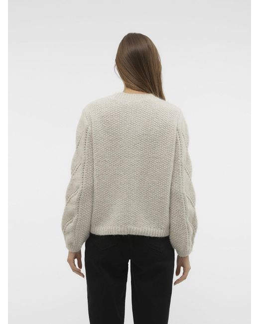 Vero Moda White Pullover