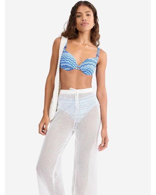 Triumph Blue Bügel-Bikini-Top Label Mix & Match Summer