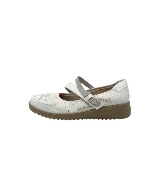 Nowaland Gray Slipper Comfort Mary Jane Shoes