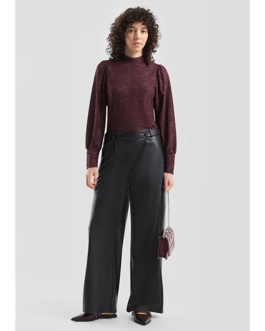 QS Purple Bluse