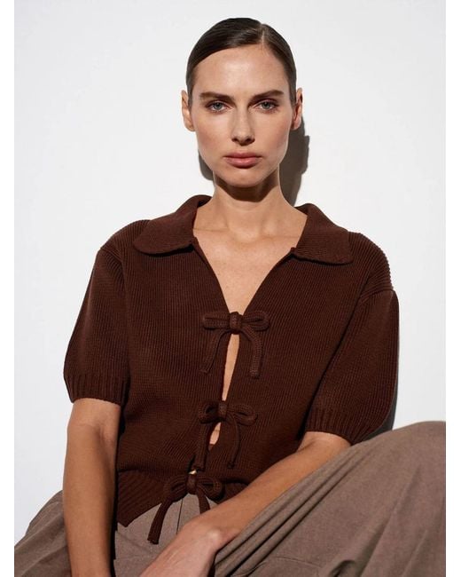 Dilvin Brown Pullover Pullover